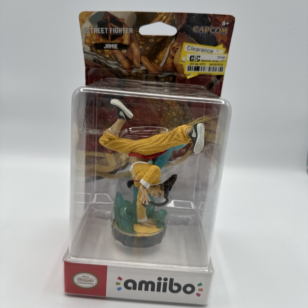 Nintendo Switch 2‎ Street Fighter 6 Jamie Amiibo Figure Capcom NEW